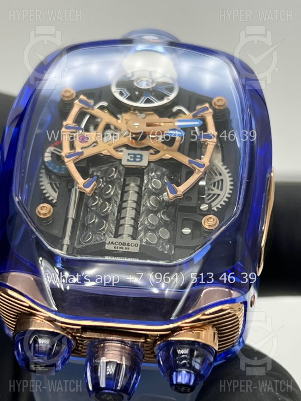 Товар JACOB & Co Bugatti Chiron BU210.80.AH.UA.BBRUA Фото 8 - JACOB & Co Bugatti Chiron BU210.80.AH.UA.BBRUA