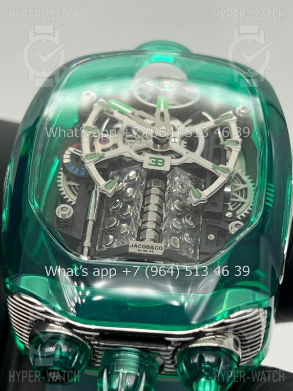Товар JACOB & Co Bugatti Chiron BU210.80.AI.UA.BBRUA Фото 5 - JACOB & Co Bugatti Chiron BU210.80.AI.UA.BBRUA