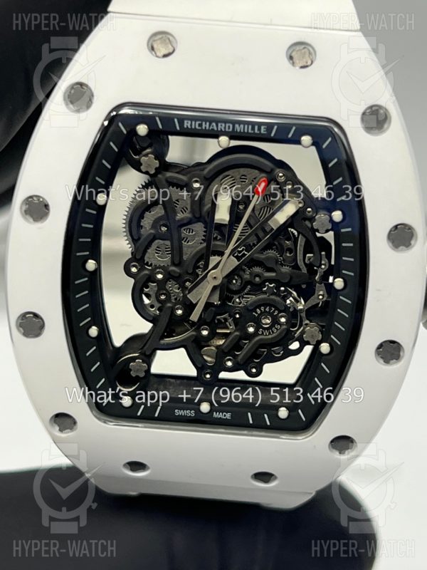 Товар Richard Mille RM 055 White Bubba Watson Art 9698 Фото 2 - Richard Mille RM 055 White Bubba Watson Art 9698