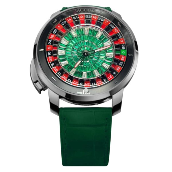 Фото 1 - Jacob & Co Casino 44mm CA100.40.AB Green Steel
