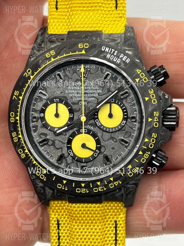 Товар Rolex Cosmograph Daytona Carbon DIW “ALL CARBON LEMON EDITION" Black Фото 2 - Rolex Cosmograph Daytona Carbon DIW “ALL CARBON LEMON EDITION" Black