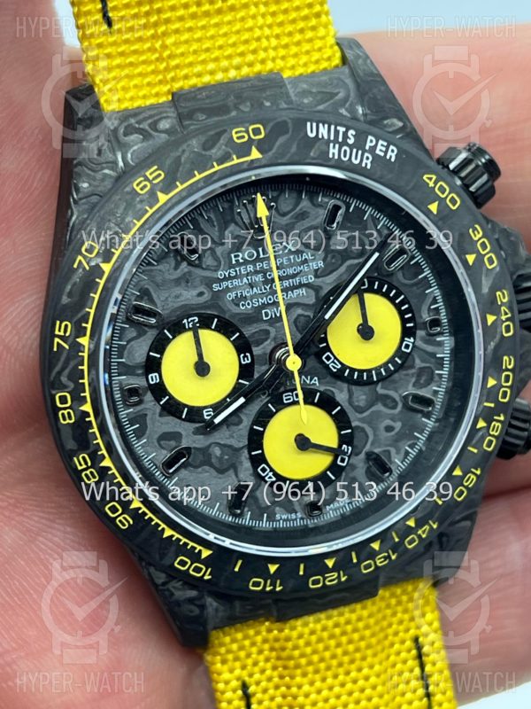 Товар Rolex Cosmograph Daytona Carbon DIW “ALL CARBON LEMON EDITION" Black Фото 4 - Rolex Cosmograph Daytona Carbon DIW “ALL CARBON LEMON EDITION" Black