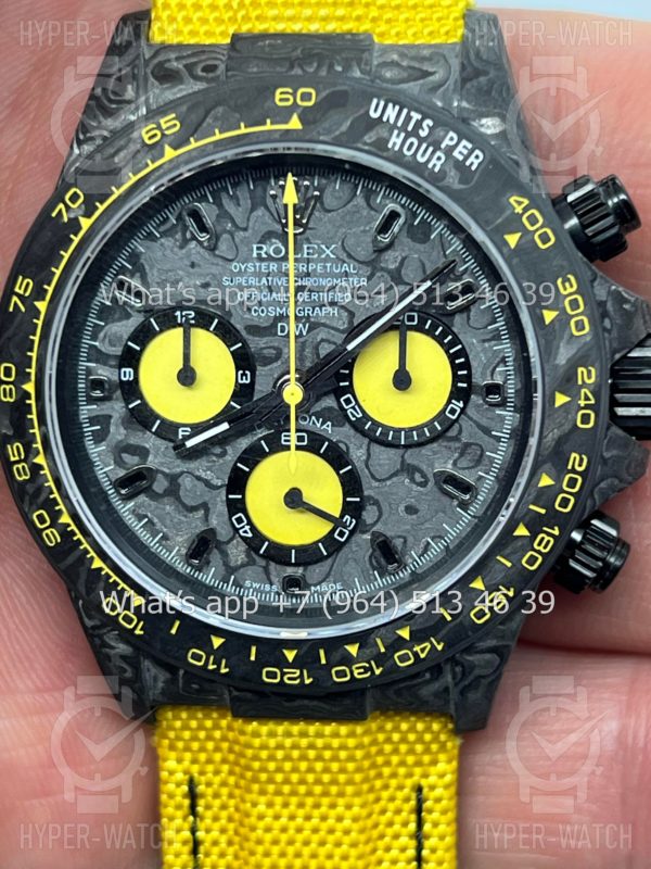 Товар Rolex Cosmograph Daytona Carbon DIW “ALL CARBON LEMON EDITION" Black Фото 5 - Rolex Cosmograph Daytona Carbon DIW “ALL CARBON LEMON EDITION" Black