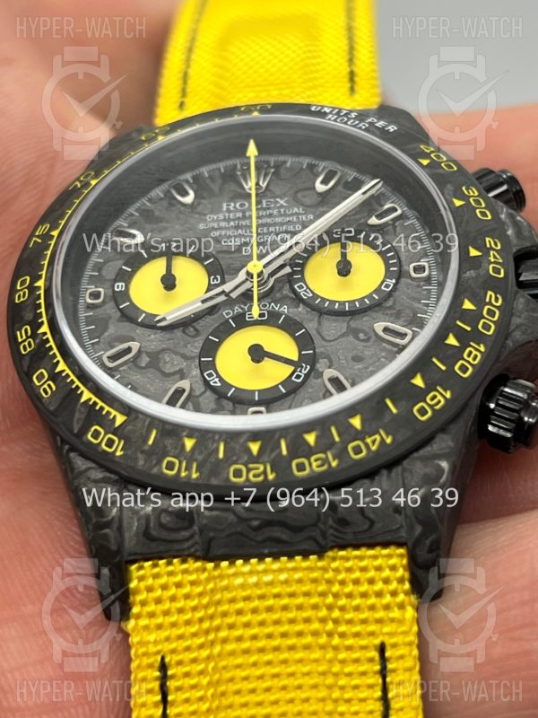Товар Rolex Cosmograph Daytona Carbon DIW “ALL CARBON LEMON EDITION" Black Фото 6 - Rolex Cosmograph Daytona Carbon DIW “ALL CARBON LEMON EDITION" Black