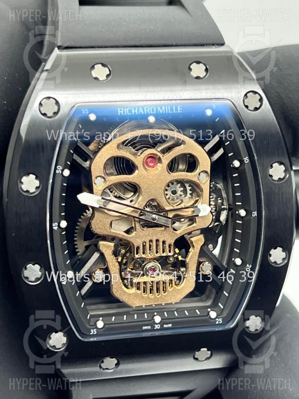 Товар Richard Mille RM 052 Skull Tourbillon Black Art 9917 Фото 5 - Richard Mille RM 052 Skull Tourbillon Black Art 9917