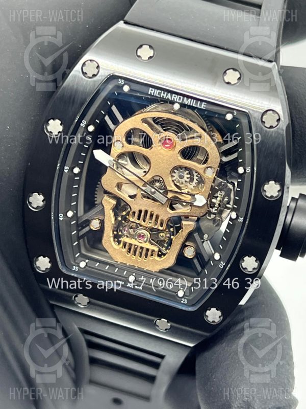 Товар Richard Mille RM 052 Skull Tourbillon Black Art 9917 Фото 6 - Richard Mille RM 052 Skull Tourbillon Black Art 9917