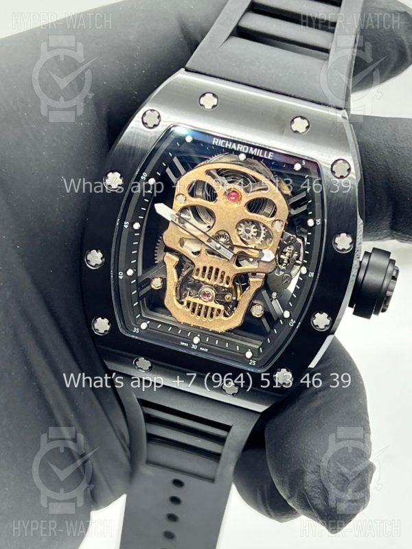 Товар Richard Mille RM 052 Skull Tourbillon Black Art 9917 Фото 8 - Richard Mille RM 052 Skull Tourbillon Black Art 9917