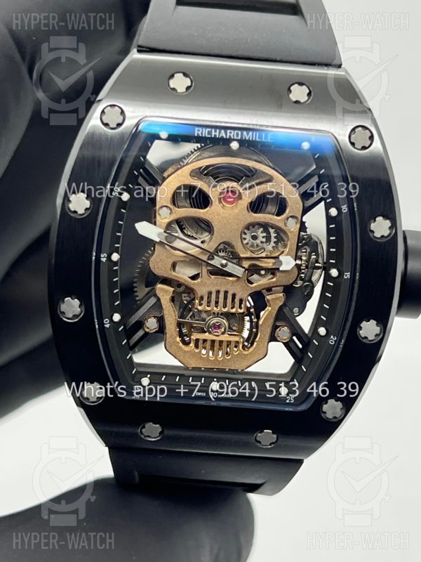 Товар Richard Mille RM 052 Skull Tourbillon Black Art 9917 Фото 9 - Richard Mille RM 052 Skull Tourbillon Black Art 9917
