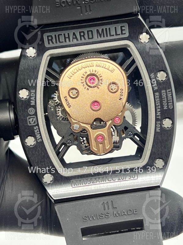 Товар Richard Mille RM 052 Skull Tourbillon Black Art 9917 Фото 16 - Richard Mille RM 052 Skull Tourbillon Black Art 9917