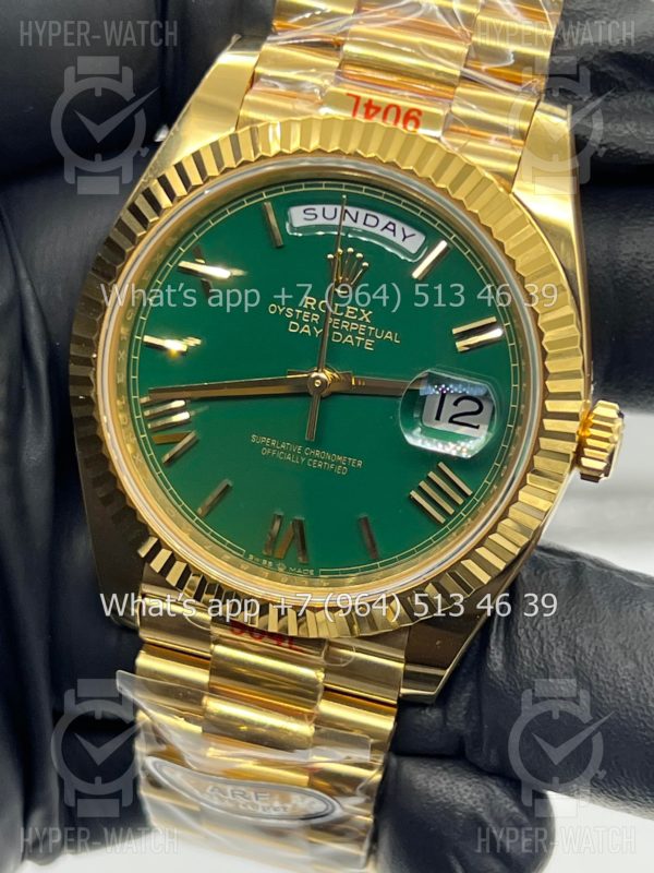 Фото 3 - Rolex Day-Date 40mm 228238 Steel Green
