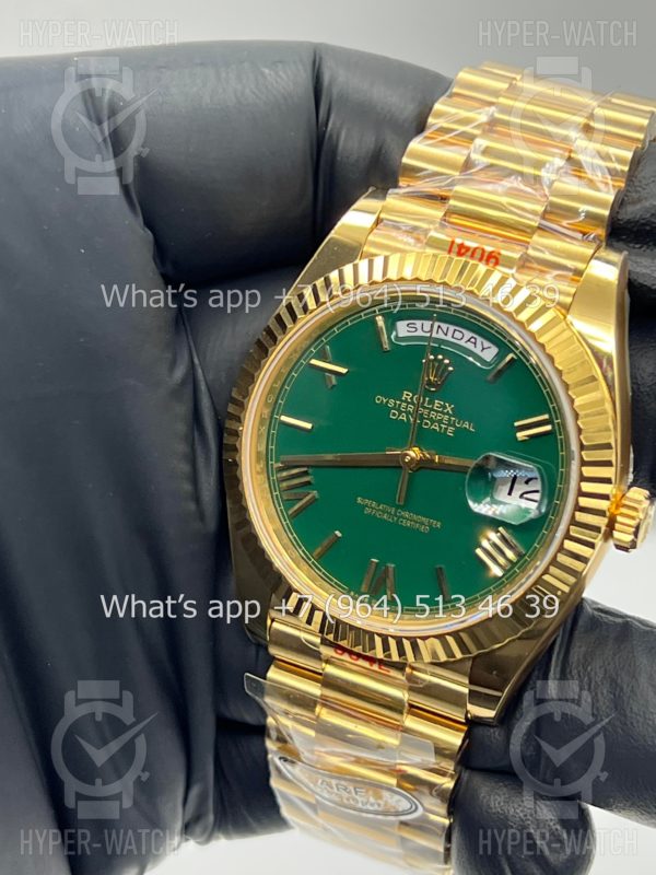 Фото 6 - Rolex Day-Date 40mm 228238 Steel Green