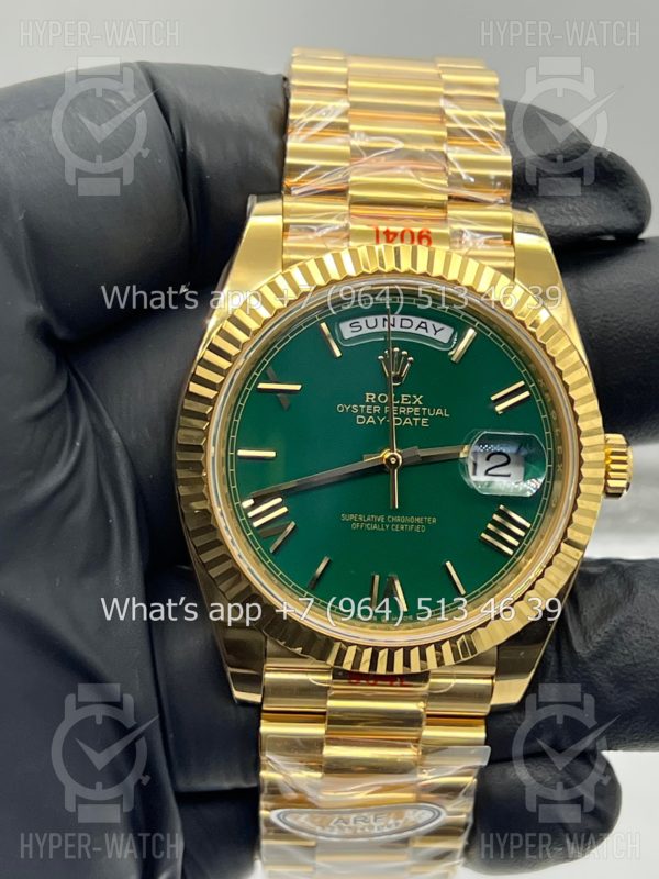 Фото 9 - Rolex Day-Date 40mm 228238 Steel Green