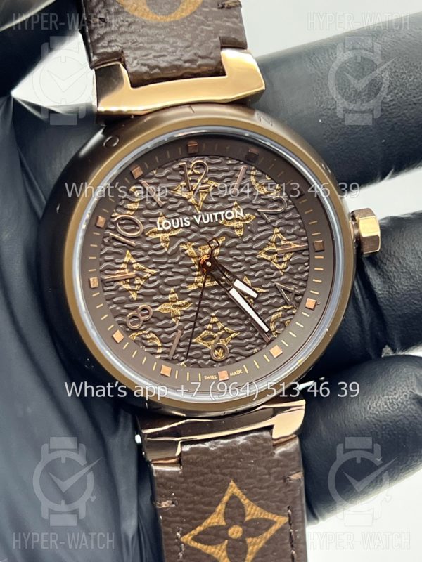 Фото 5 - Louis Vuitton Tambour Monogram 34mm QBB166