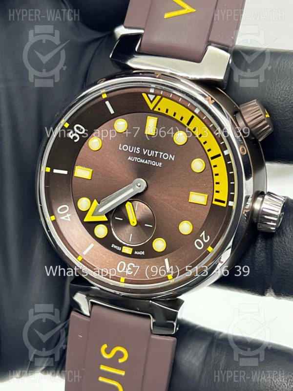 Товар Louis Vuitton Tambour Diver 44mm Brown Фото 2 - Louis Vuitton Tambour Diver 44mm Brown
