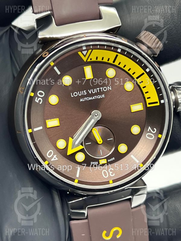 Товар Louis Vuitton Tambour Diver 44mm Brown Фото 4 - Louis Vuitton Tambour Diver 44mm Brown