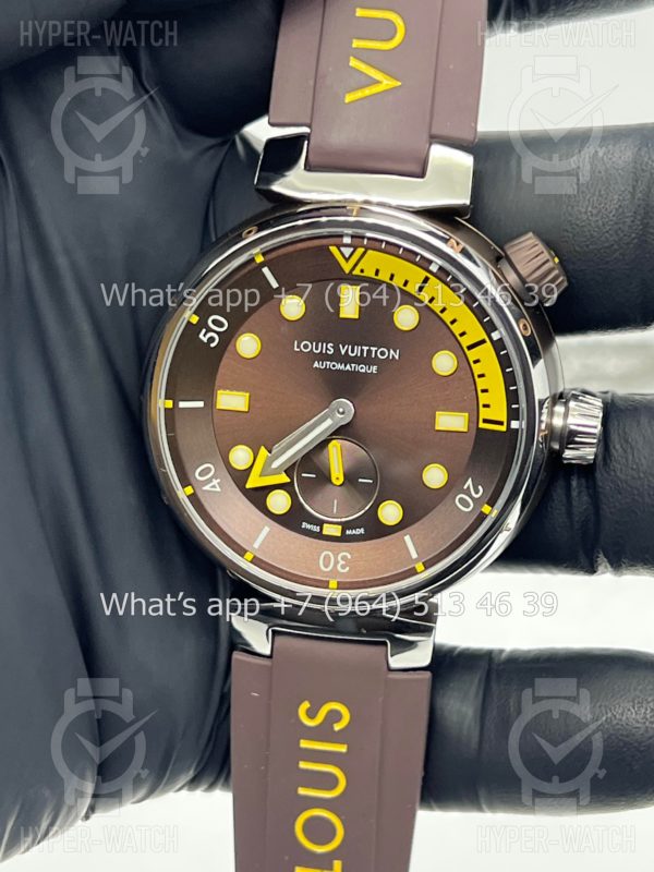 Товар Louis Vuitton Tambour Diver 44mm Brown Фото 6 - Louis Vuitton Tambour Diver 44mm Brown