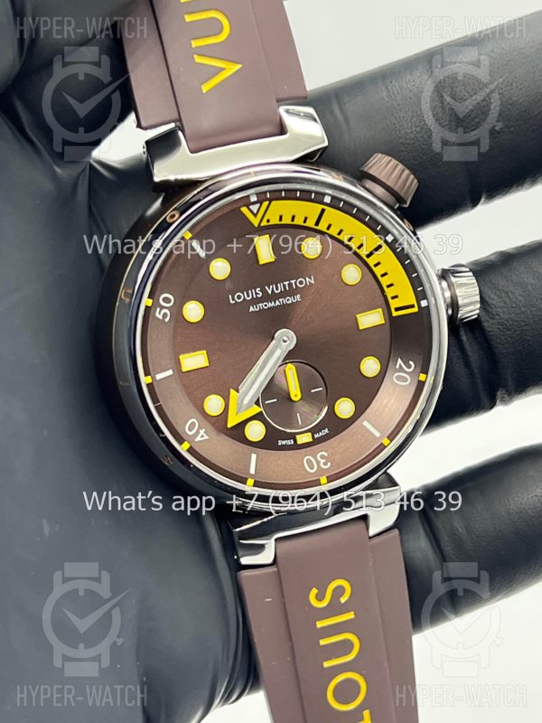 Товар Louis Vuitton Tambour Diver 44mm Brown Фото 8 - Louis Vuitton Tambour Diver 44mm Brown