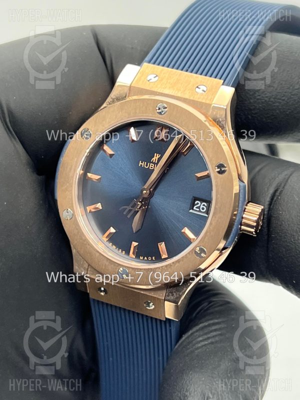 Товар Hublot Classic Fusion 33mm 581.OX.7180.RX Blue Фото 3 - Hublot Classic Fusion 33mm 581.OX.7180.RX Blue