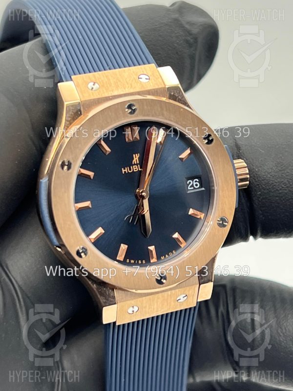 Товар Hublot Classic Fusion 33mm 581.OX.7180.RX Blue Фото 4 - Hublot Classic Fusion 33mm 581.OX.7180.RX Blue