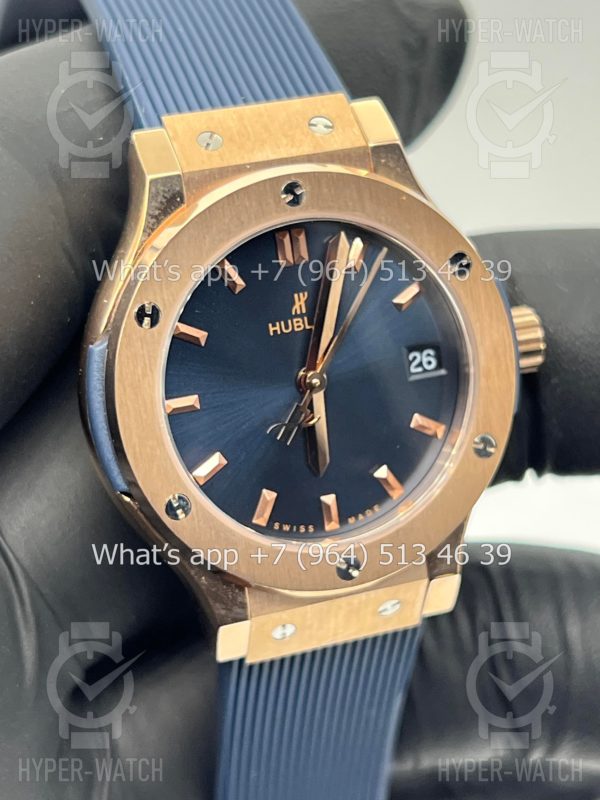 Товар Hublot Classic Fusion 33mm 581.OX.7180.RX Blue Фото 5 - Hublot Classic Fusion 33mm 581.OX.7180.RX Blue