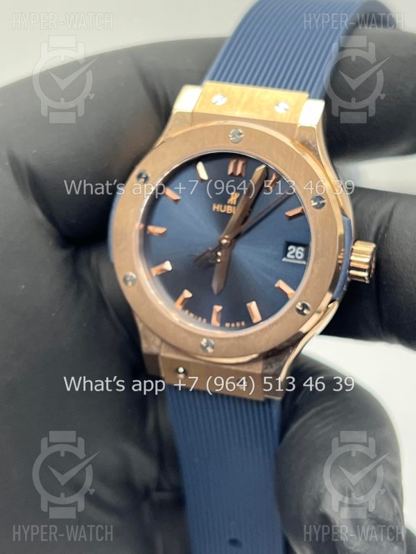 Товар Hublot Classic Fusion 33mm 581.OX.7180.RX Blue Фото 6 - Hublot Classic Fusion 33mm 581.OX.7180.RX Blue