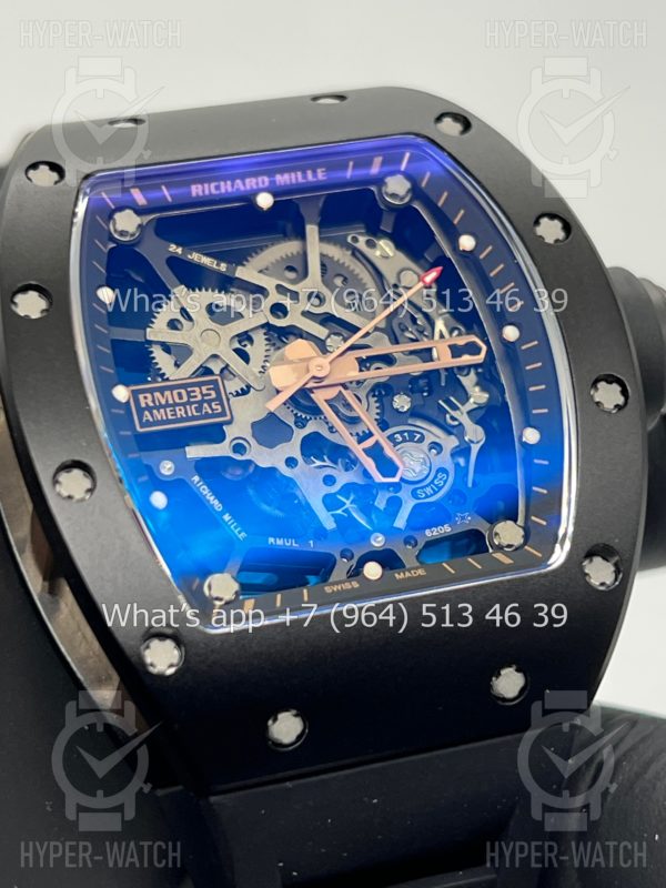Фото 4 - Richard Mille RM 035 Americas Black Steel Art 10238