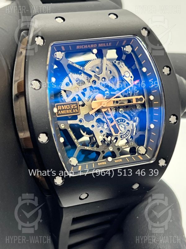 Фото 5 - Richard Mille RM 035 Americas Black Steel Art 10238