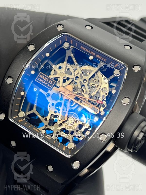 Фото 6 - Richard Mille RM 035 Americas Black Steel Art 10238