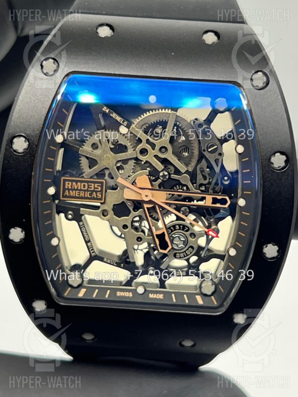 Фото 9 - Richard Mille RM 035 Americas Black Steel Art 10238