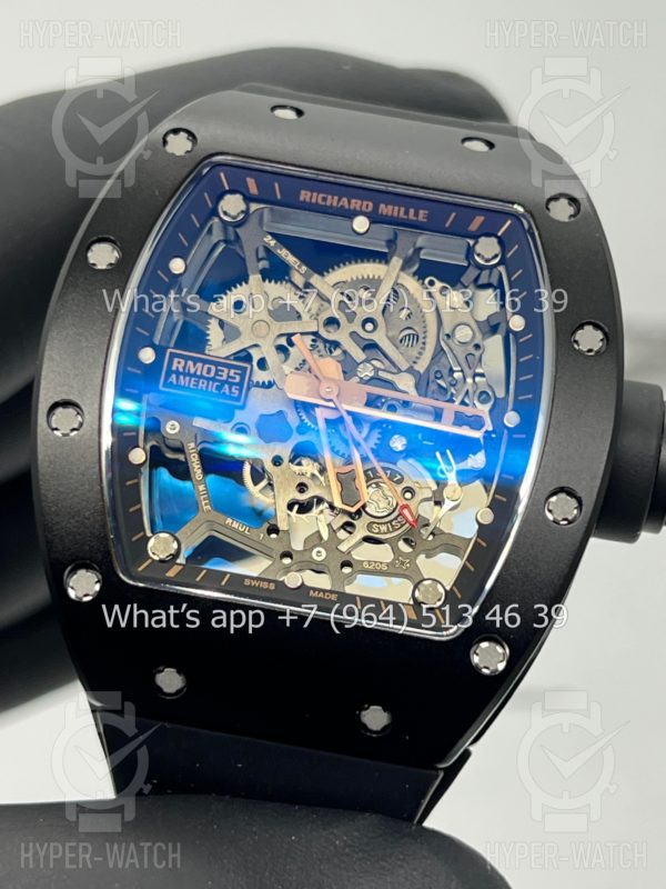 Фото 11 - Richard Mille RM 035 Americas Black Steel Art 10238