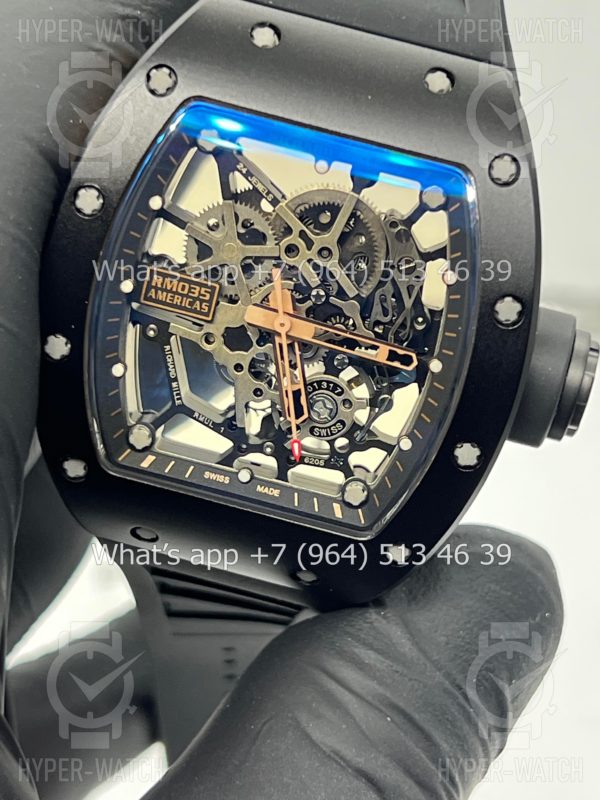 Фото 12 - Richard Mille RM 035 Americas Black Steel Art 10238