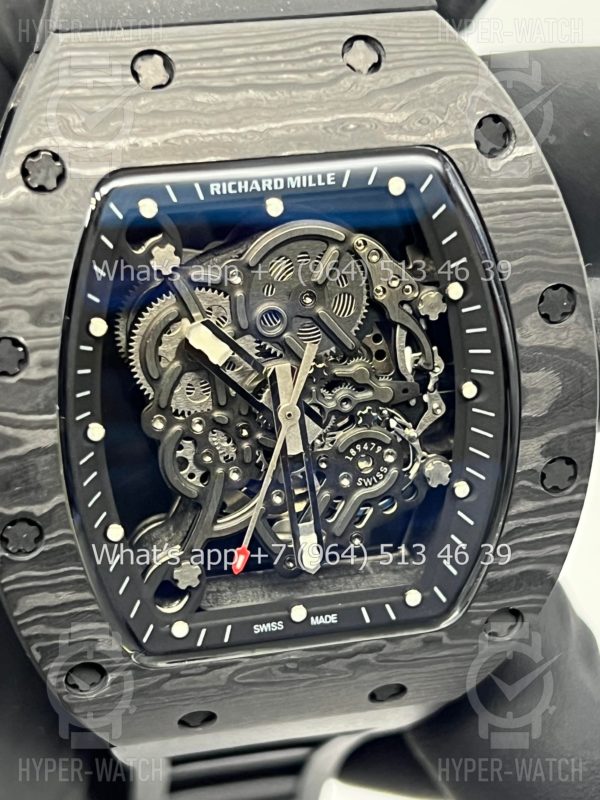 Товар Richard Mille RM 055 Black Carbon Art 10243 Фото 4 - Richard Mille RM 055 Black Carbon Art 10243