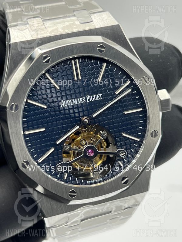 Товар Audemars Piguet Royal Oak Tourbillon 41mm 26510ST.OO.1220ST.01 Steel Blue Фото 3 - Audemars Piguet Royal Oak Tourbillon 41mm 26510ST.OO.1220ST.01 Steel Blue