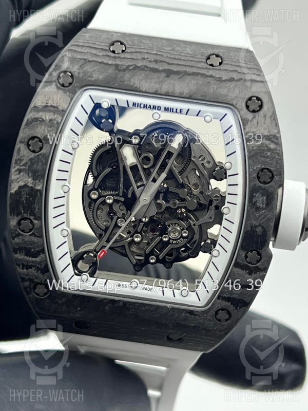 Товар Richard Mille RM 055 Carbon Black White Art 10254 Фото 2 - Richard Mille RM 055 Carbon Black White Art 10254