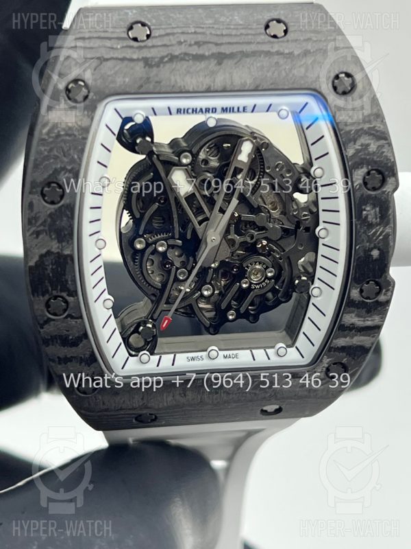Товар Richard Mille RM 055 Carbon Black White Art 10254 Фото 3 - Richard Mille RM 055 Carbon Black White Art 10254