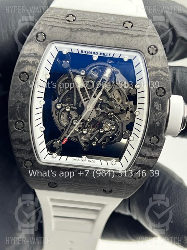 Товар Richard Mille RM 055 Carbon Black White Art 10254 Фото 6 - Richard Mille RM 055 Carbon Black White Art 10254