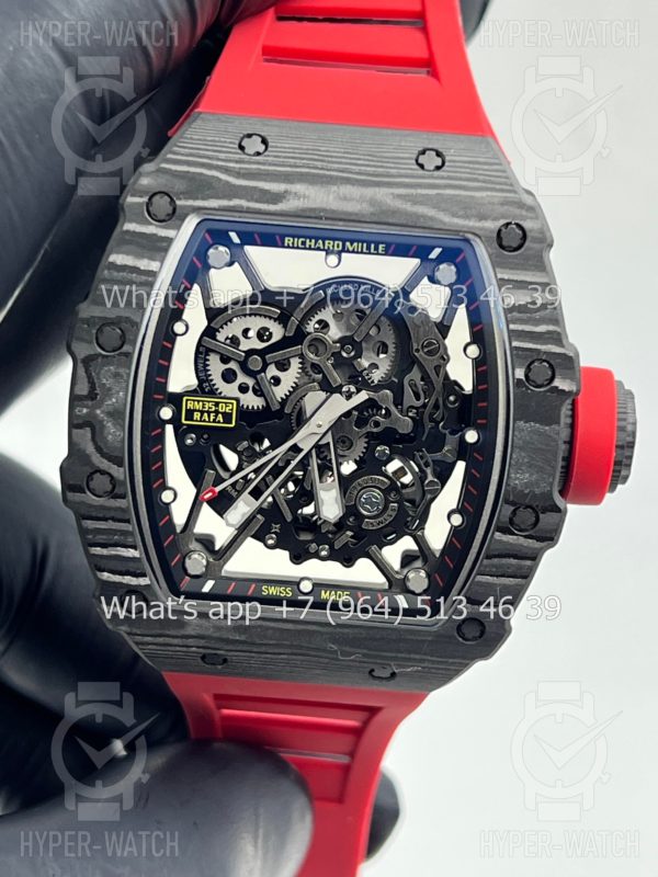 Товар Richard Mille RM 035-02 Rafa Carbon Black Red Art 10259 Фото 2 - Richard Mille RM 035-02 Rafa Carbon Black Red Art 10259