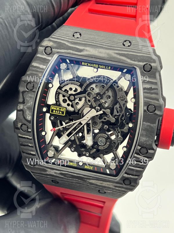Товар Richard Mille RM 035-02 Rafa Carbon Black Red Art 10259 Фото 3 - Richard Mille RM 035-02 Rafa Carbon Black Red Art 10259