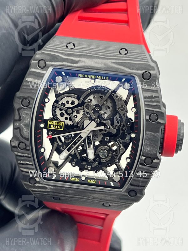 Товар Richard Mille RM 035-02 Rafa Carbon Black Red Art 10259 Фото 6 - Richard Mille RM 035-02 Rafa Carbon Black Red Art 10259