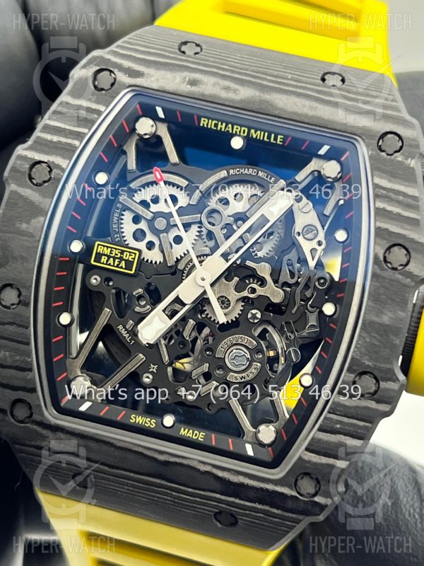 Товар Richard Mille RM 035-02 Rafa Carbon Yellow Art 10257 Фото 4 - Richard Mille RM 035-02 Rafa Carbon Yellow Art 10257