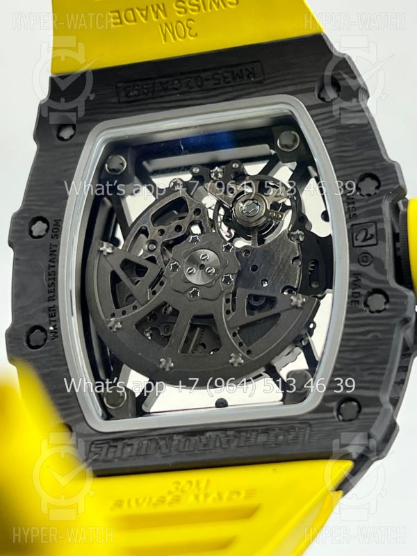 Товар Richard Mille RM 035-02 Rafa Carbon Yellow Art 10257 Фото 18 - Richard Mille RM 035-02 Rafa Carbon Yellow Art 10257