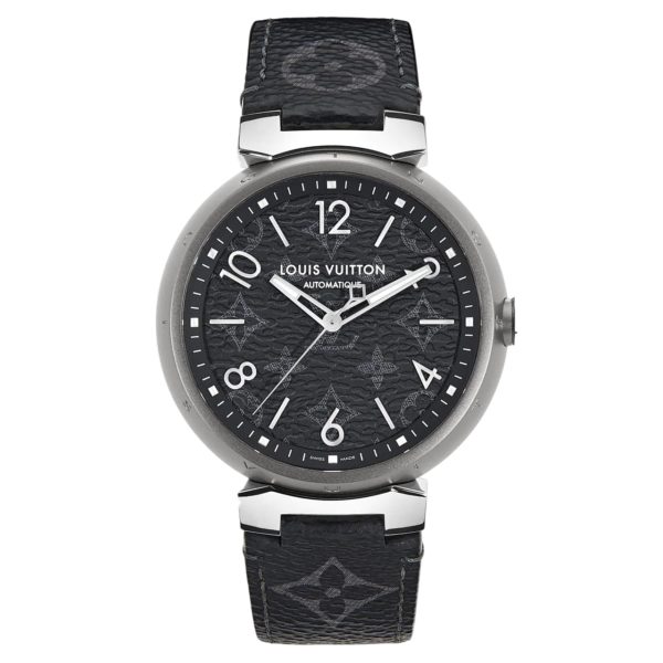 Товар Louis Vuitton Tambour Monogram 34mm QQBB168 Фото 1 - Louis Vuitton Tambour Monogram 34mm QQBB168