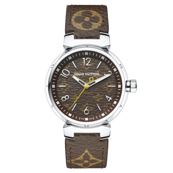Товар Louis Vuitton Tambour Monogram 34mm QBBB96 Фото 1 - Louis Vuitton Tambour Monogram 34mm QBBB96