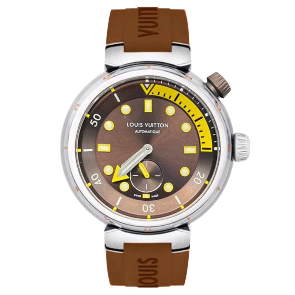 Товар Louis Vuitton Tambour Diver 44mm Brown Фото 1 - Louis Vuitton Tambour Diver 44mm Brown