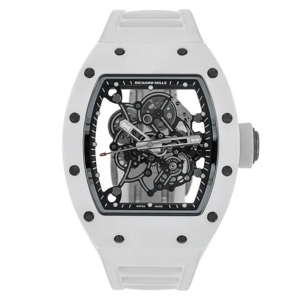 Товар Richard Mille RM 055 White Bubba Watson Ceramic Art 10585 Фото 1 - Richard Mille RM 055 White Bubba Watson Ceramic Art 10585