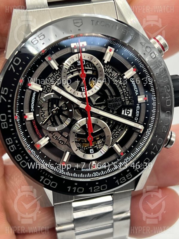 Фото 3 - TAG Heuer Carrera 43mm CAR2A1W.BA070