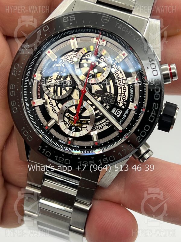 Фото 5 - TAG Heuer Carrera 43mm CAR2A1W.BA070