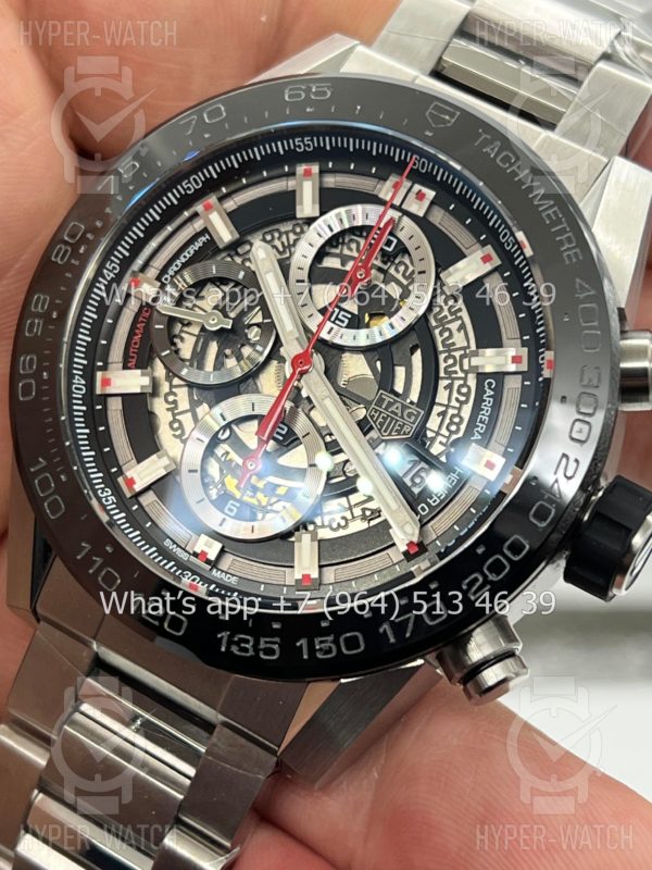 Фото 6 - TAG Heuer Carrera 43mm CAR2A1W.BA070