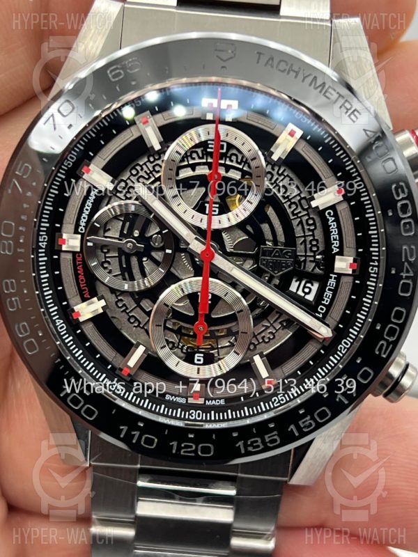 Фото 9 - TAG Heuer Carrera 43mm CAR2A1W.BA070