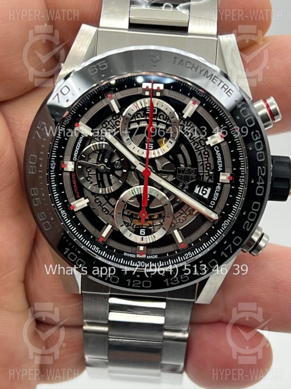 Фото 10 - TAG Heuer Carrera 43mm CAR2A1W.BA070